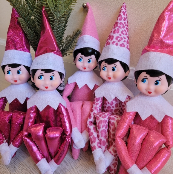 Barbie Toys Pink Elf On The Shelf Pink Elf Doll Christmas Elf